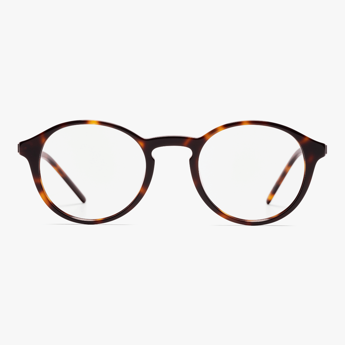 Luxreaders stylish Ærø Turtle Reading glasses. Made from Titanium in a Round shape.