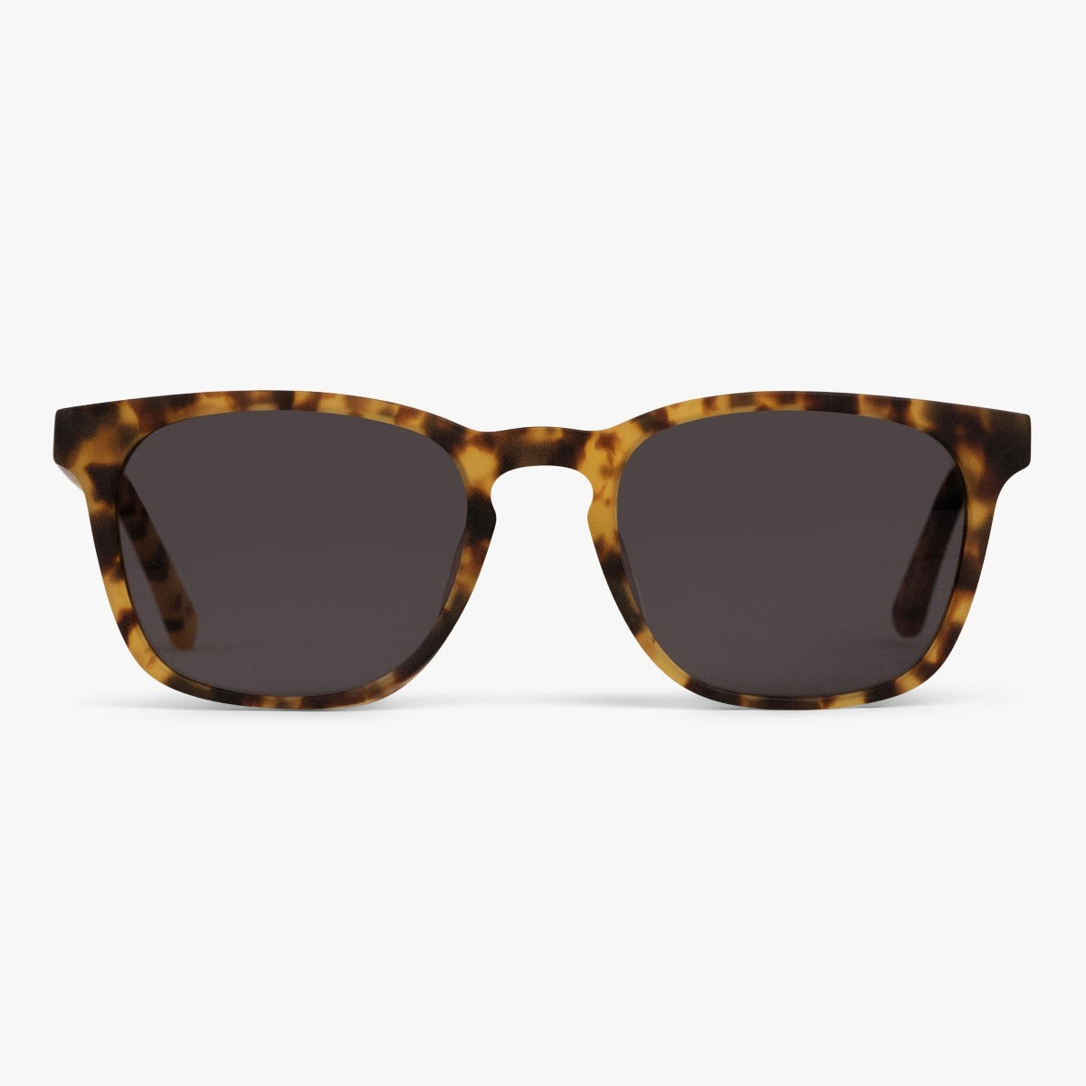 Luxreaders stylish Bornholm Light Turtle Sunglasses. Made from Acetate in a Square shape.