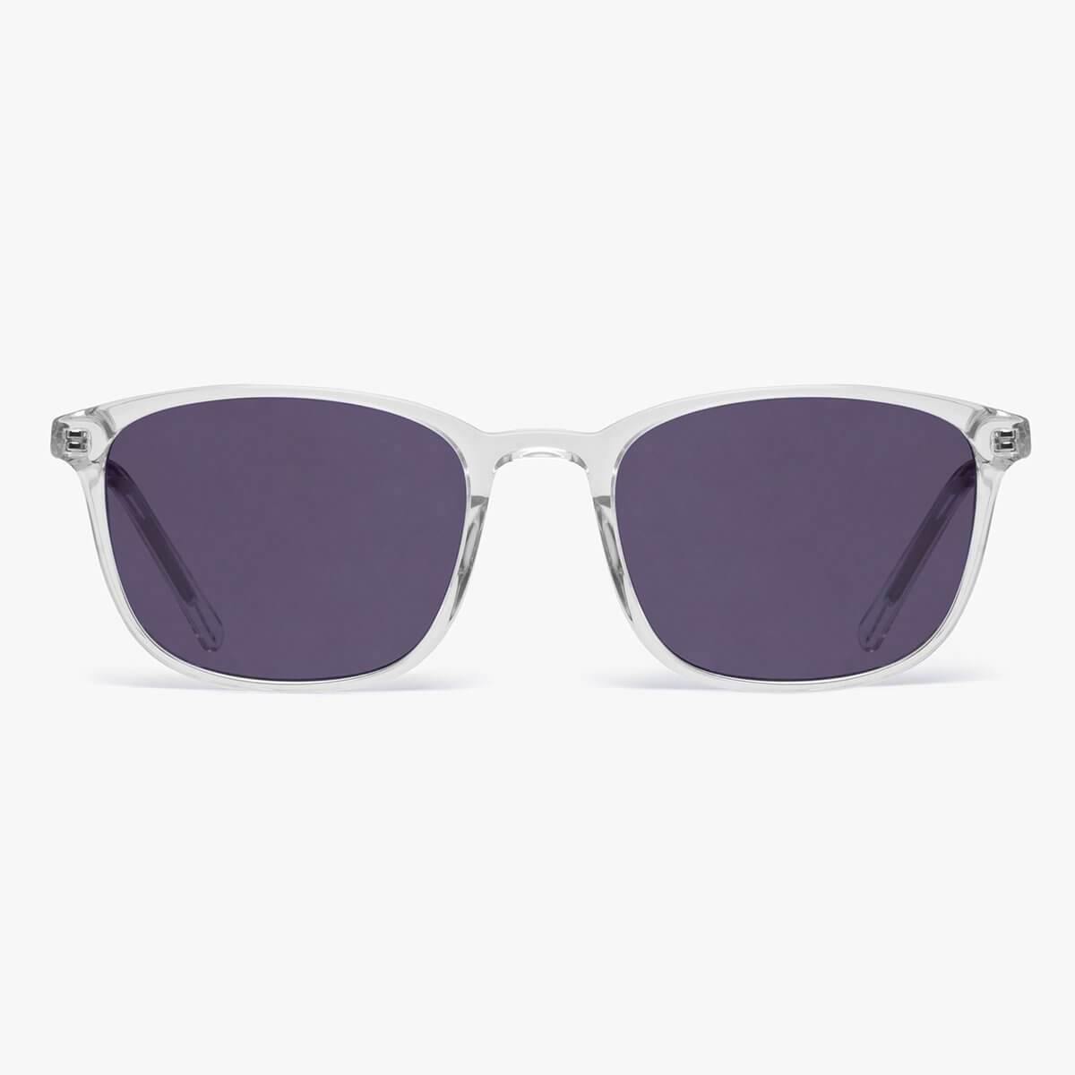 Luxreaders stylish Men's Ebeltoft Crystal White Sunglasses. Made from Acetate in a Square shape.