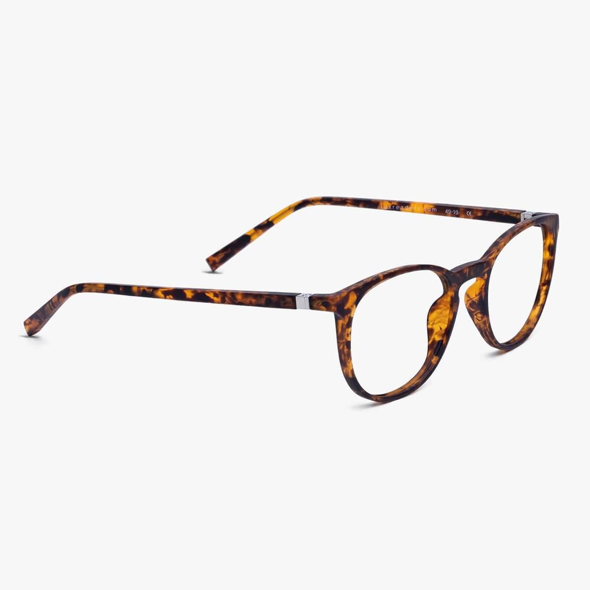 Luxreaders stylish Men's Stockholm Turtle Blue light glasses. Made from Rubber in a Iconic shape.