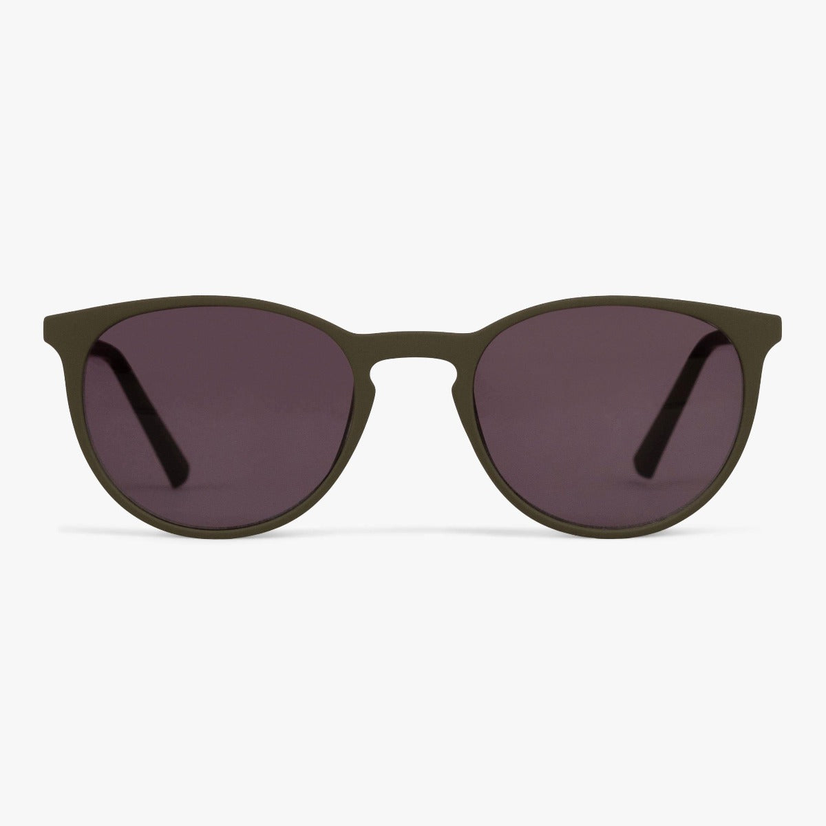 Luxreaders stylish Stockholm Dark Army Sunglasses. Made from Rubber in a Iconic shape.