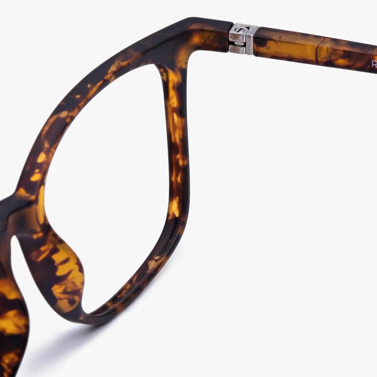 Tortoiseshell reading glasses with sleek temples