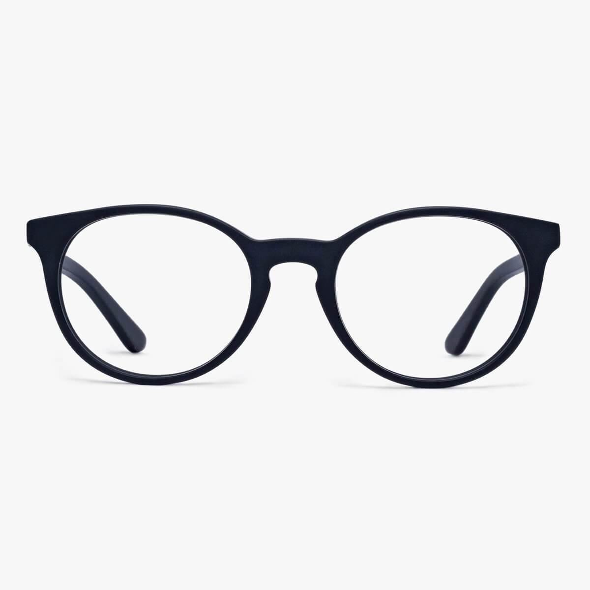 Men's Örebro Black round black glasses with sleek design