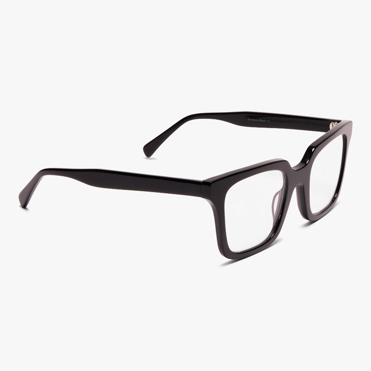 Men's Tisvilde Black square glasses with thick black frames