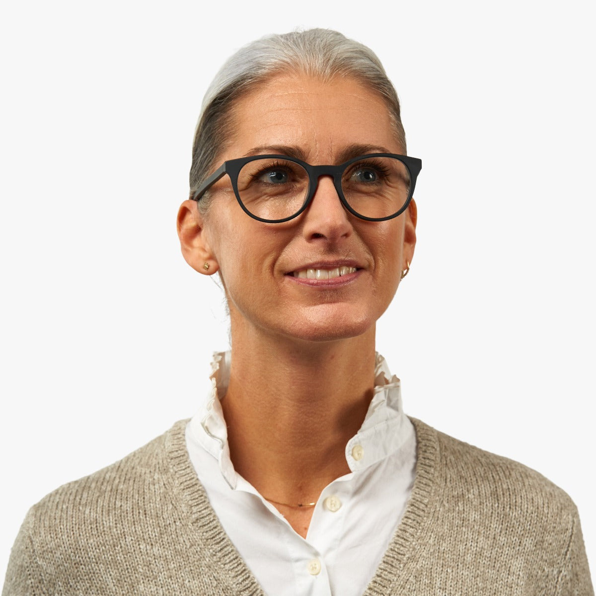 Person wearing Örebro Black glasses