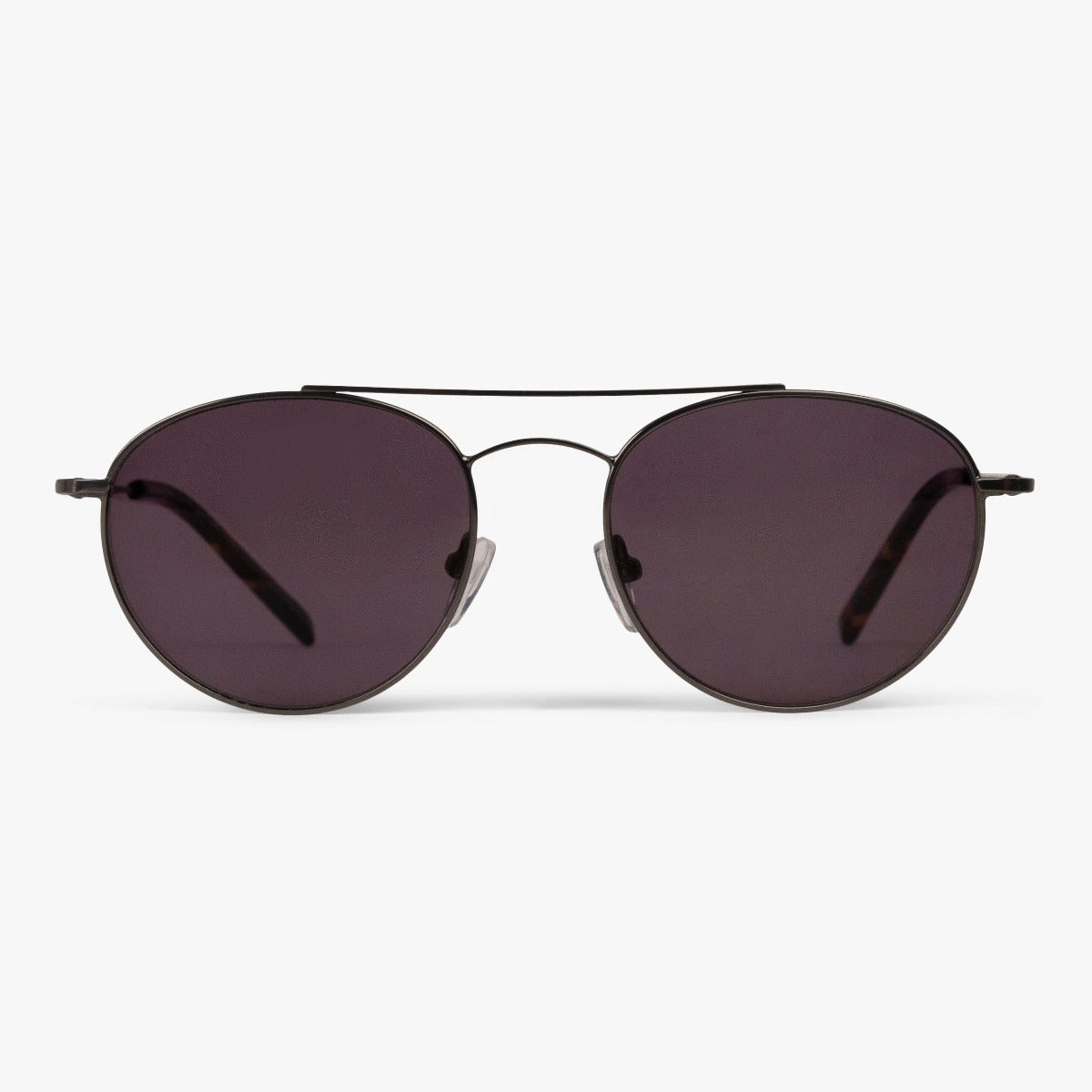 Women's Göteborg Gun sunglasses with dark lenses and thin metal frame