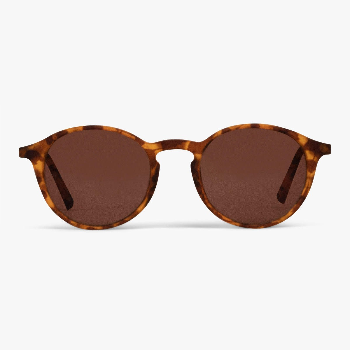 Luxreaders stylish Men's Læsø Turtle Sunglasses. Made from Rubber in a Round shape.